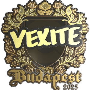 Sticker | vexite (Gold) | Budapest 2025
