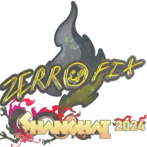 Sticker | zeRRoFIX (Glitter) | Shanghai 2024