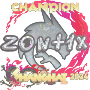 Sticker | zont1x (Glitter, Champion) | Shanghai 2024