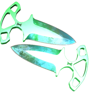 ★ StatTrak™ Shadow Daggers | Gamma Doppler Phase 3 (Minimal Wear)