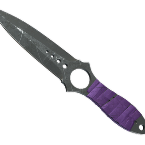 ★ StatTrak™ Skeleton Knife | Ultraviolet (Battle-Scarred)
