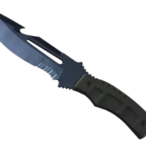 ★ StatTrak™ Survival Knife | Blue Steel (Battle-Scarred)