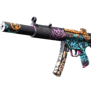 MP5-SD | Neon Squeezer (Well-Worn)