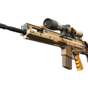 SCAR-20 | Short Ochre (Minimal Wear)