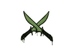 Sealed Graffiti | X-Knives (Battle Green)