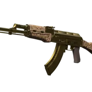 Souvenir AK-47 | Gold Arabesque (Well-Worn)