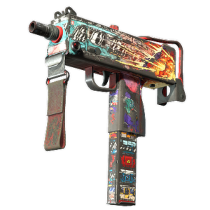 Souvenir MAC-10 | Derailment (Battle-Scarred)