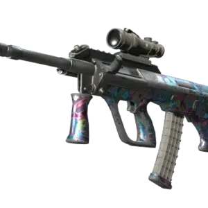 StatTrak™ AUG | Death by Puppy (Well-Worn)