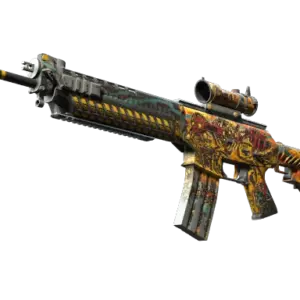 StatTrak™ SG 553 | Colony IV (Well-Worn)