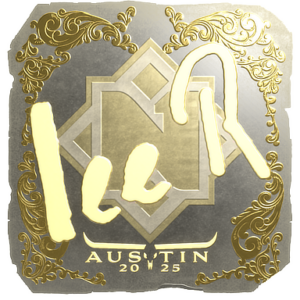 Sticker | 1eeR (Gold) | Austin 2025