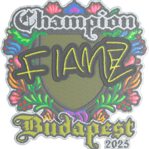 Sticker | FlameZ (Embroidered, Champion) | Budapest 2025