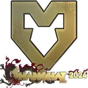 Sticker | MOUZ (Gold) | Shanghai 2024