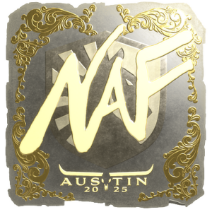 Sticker | NAF (Gold) | Austin 2025