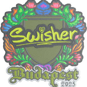 Sticker | Swisher (Embroidered) | Budapest 2025