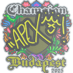 Sticker | apEX (Embroidered, Champion) | Budapest 2025