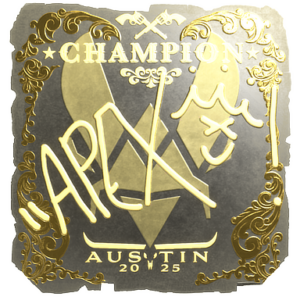Sticker | apEX (Gold, Champion) | Austin 2025