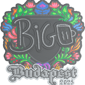 Sticker | biguzera (Embroidered) | Budapest 2025