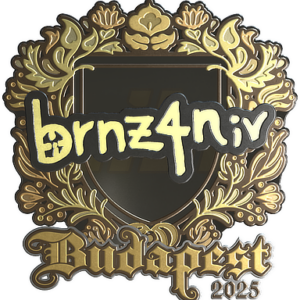Sticker | brnz4n (Gold) | Budapest 2025