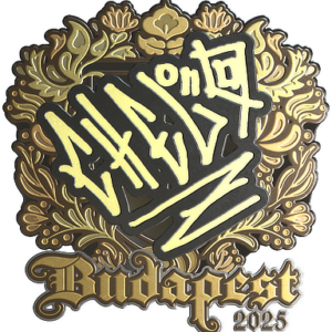 Sticker | chelo (Gold) | Budapest 2025