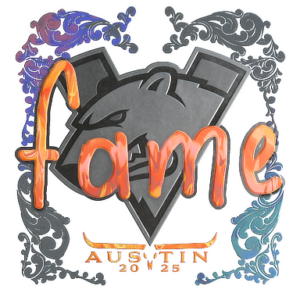 Sticker | fame (Holo) | Austin 2025