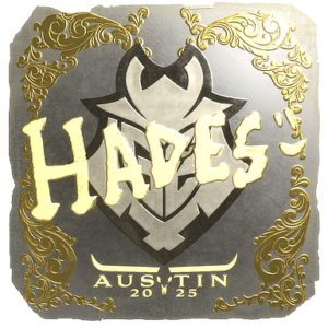 Sticker | hades (Gold) | Austin 2025