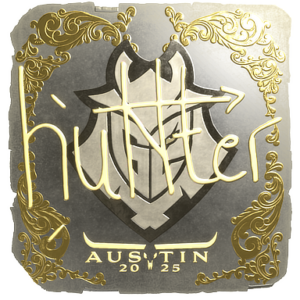 Sticker | huNter- (Gold) | Austin 2025