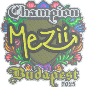 Sticker | mezii (Embroidered, Champion) | Budapest 2025