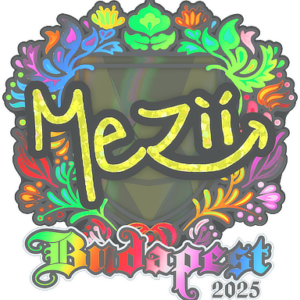 Sticker | mezii (Holo) | Budapest 2025