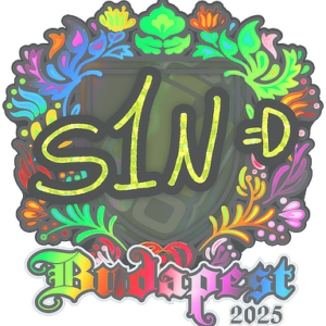 Sticker | s1n (Holo) | Budapest 2025