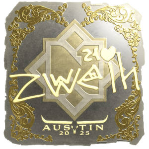 Sticker | zweih (Gold) | Austin 2025
