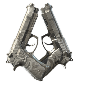 Dual Berettas | Silver Pour (Minimal Wear)