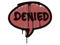 Sealed Graffiti | Denied (Blood Red)