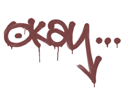 Sealed Graffiti | Okay (Brick Red)