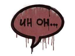 Sealed Graffiti | Uh Oh (Brick Red)