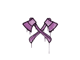 Sealed Graffiti | X-Axes (Bazooka Pink)