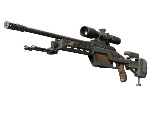 StatTrak™ SSG 08 | Death's Head (Battle-Scarred)