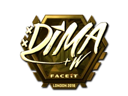 Sticker | Dima (Gold) | London 2018