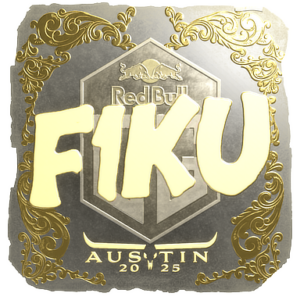 Sticker | F1KU (Gold) | Austin 2025