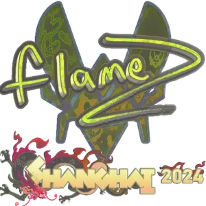 Sticker | FlameZ (Holo) | Shanghai 2024