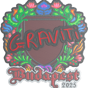 Sticker | Graviti (Embroidered) | Budapest 2025