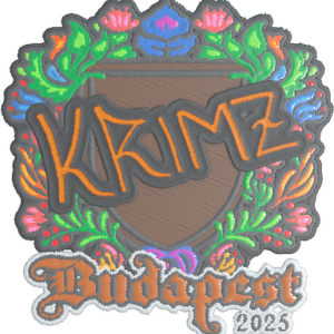 Sticker | KRIMZ (Embroidered) | Budapest 2025