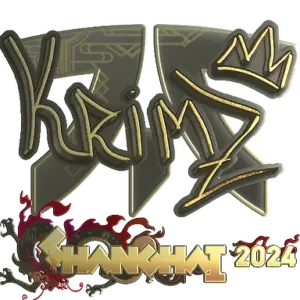 Sticker | KRIMZ (Gold) | Shanghai 2024