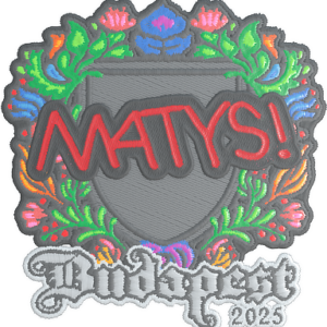 Sticker | MATYS (Embroidered) | Budapest 2025