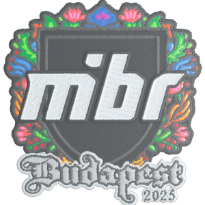 Sticker | MIBR (Embroidered) | Budapest 2025