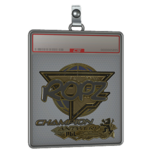 Sticker Slab | ropz (Gold, Champion) | Antwerp 2022