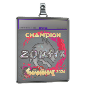 Sticker Slab | zont1x (Glitter, Champion) | Shanghai 2024