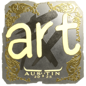 Sticker | arT (Gold) | Austin 2025