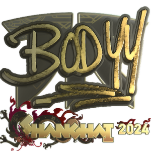 Sticker | bodyy (Gold) | Shanghai 2024