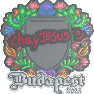 Sticker | chayJESUS (Embroidered) | Budapest 2025