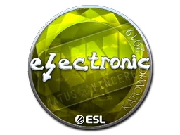 Sticker | electronic (Foil) | Katowice 2019